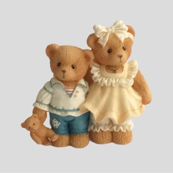 Vintage Cherished Teddies 1996 Bernard &  Bernice Reg #CT 972 - Picture 5 of 6
